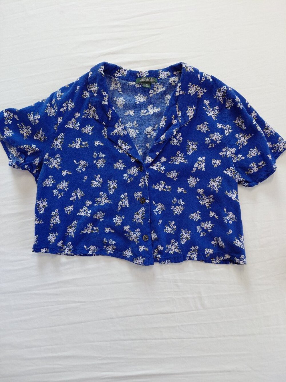 Wild Fable button down crop blouse